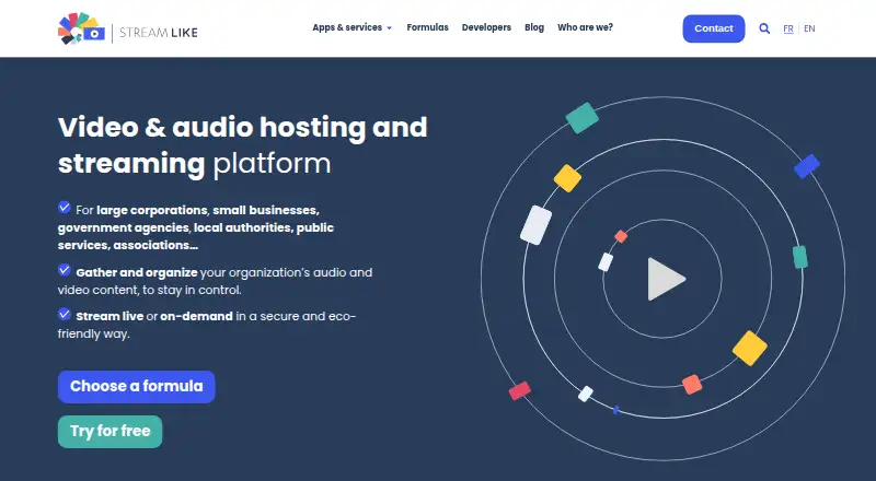 Streamlike's website