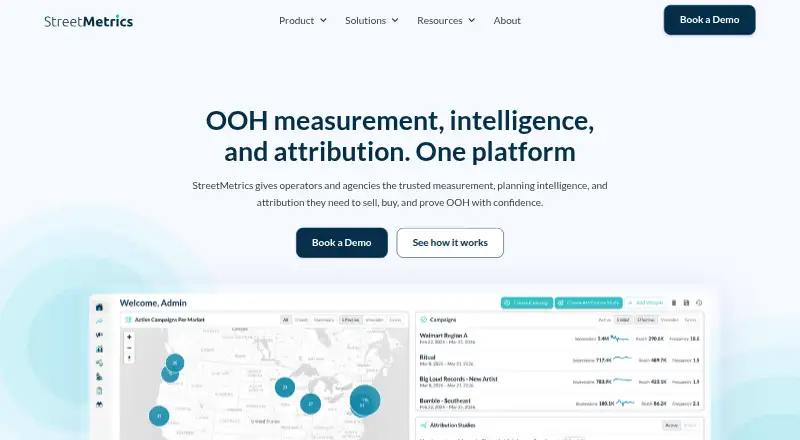 StreetMetrics's website
