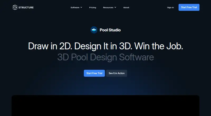 Pool Studio's website