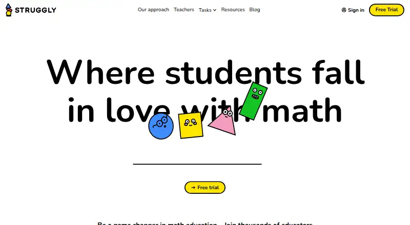 The Struggly homepage