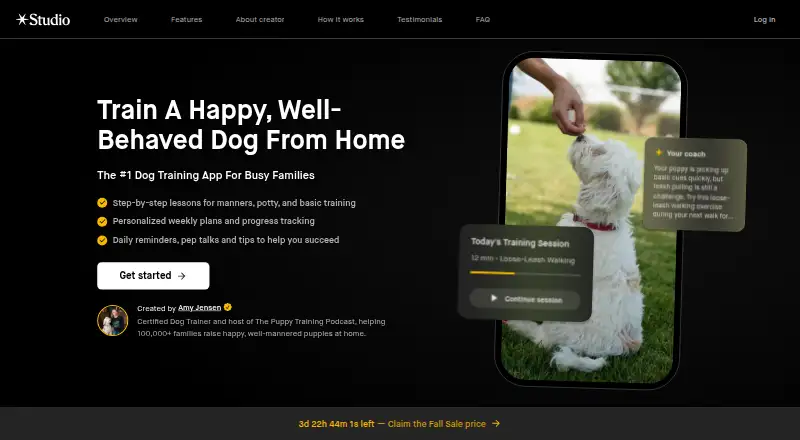 Puppy Trainer Pro's website