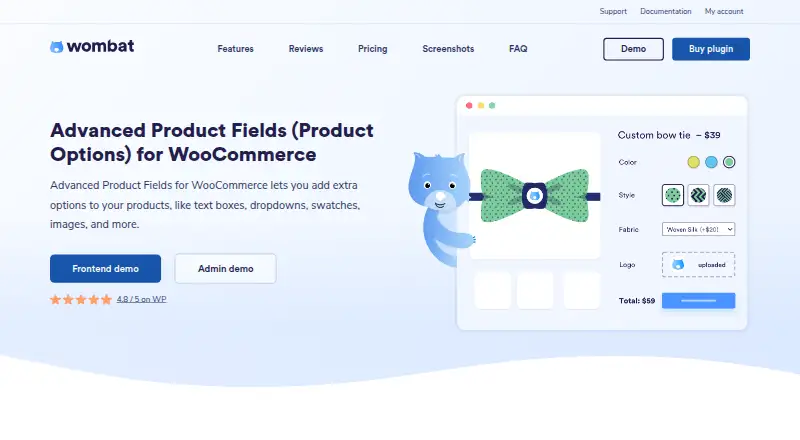 The Advanced Product Fields for WooCommerce homepage