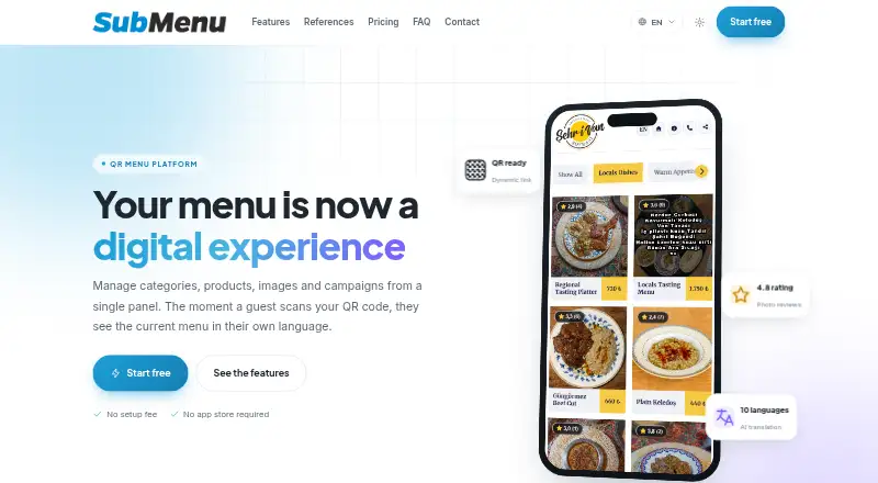 SubMenu's website