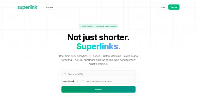 Superlink's website