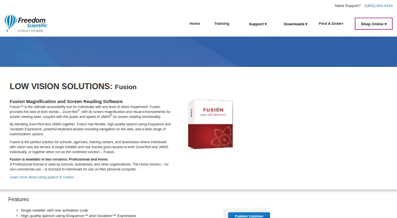 Fusion's website