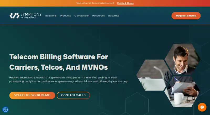Symphony Billing's website