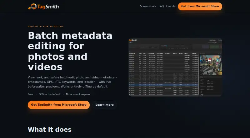 TagSmith's website