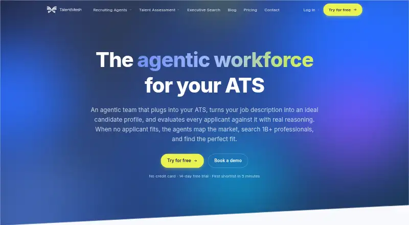 TalentMesh's website