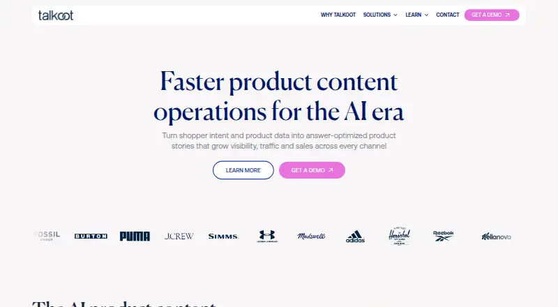 The Talkoot homepage