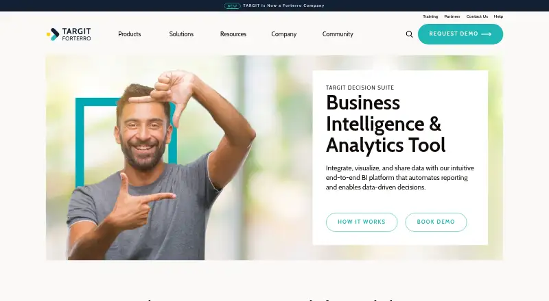 The TARGIT Decision Suite homepage