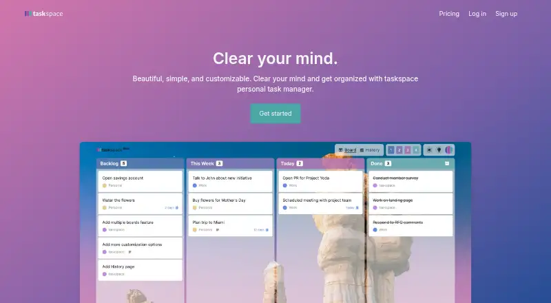 taskspace's website