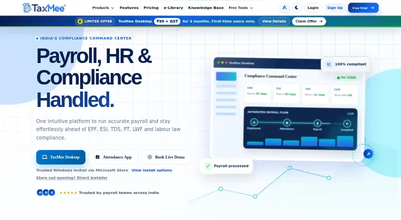 TaxMee's website