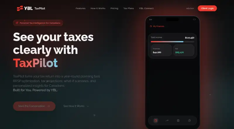 YBL TaxPilot's website