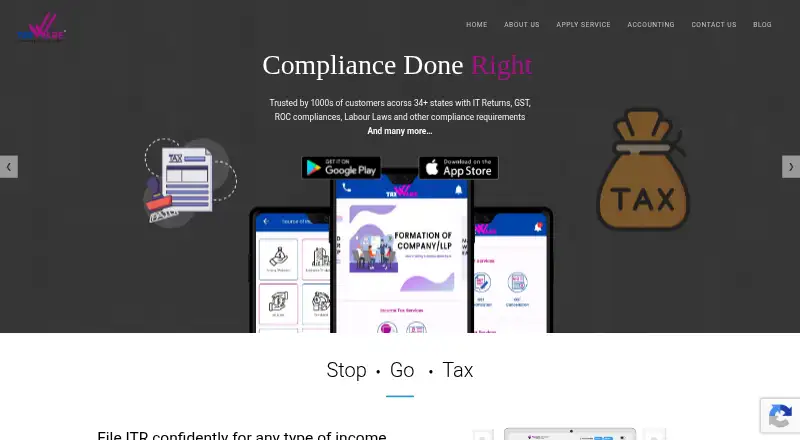 TaxWare's website