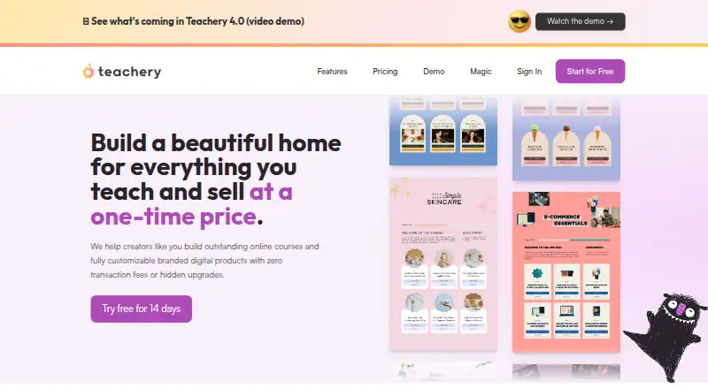Teachery's website