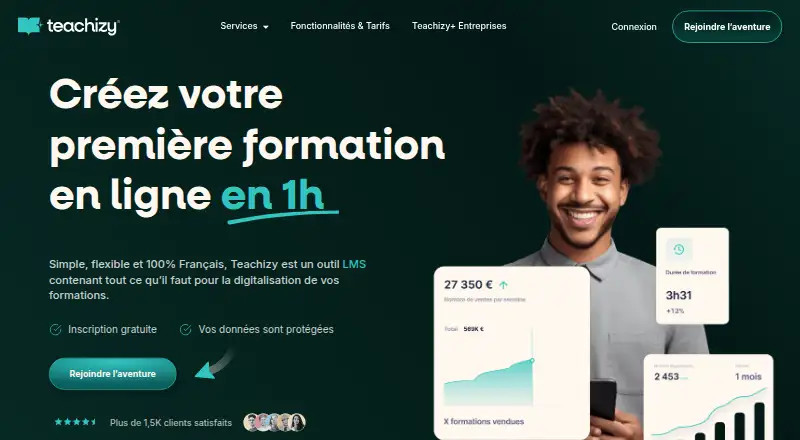Teachizy's website
