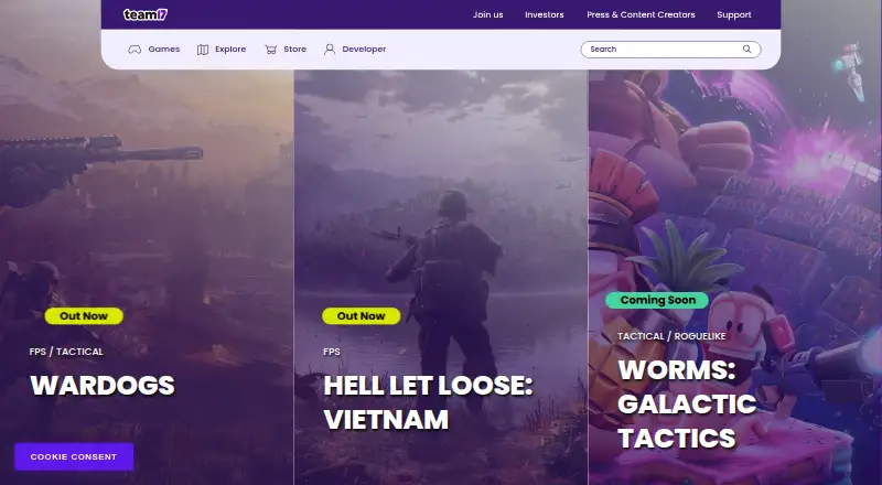 Worms World Party's website