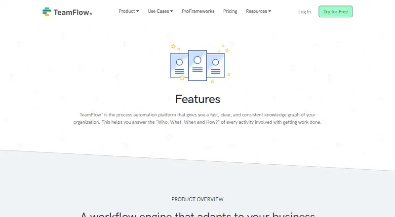 TeamFlow Automate's website