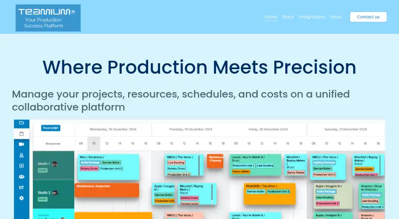 The Teamium homepage