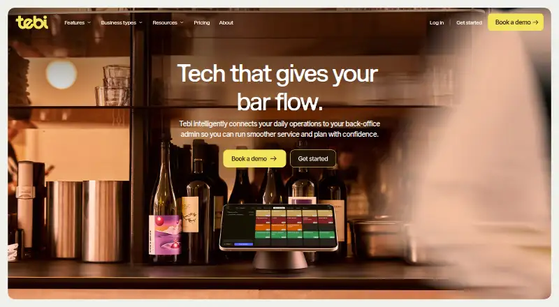 The Tebi homepage
