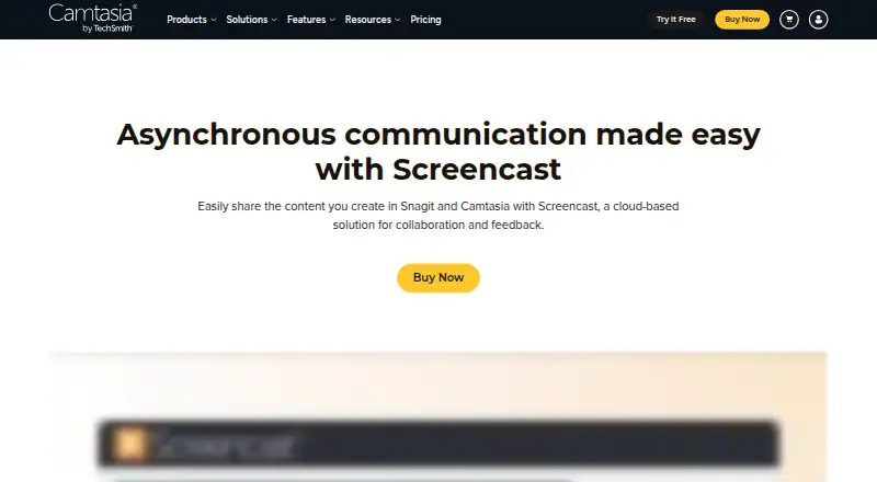 Screencast's website