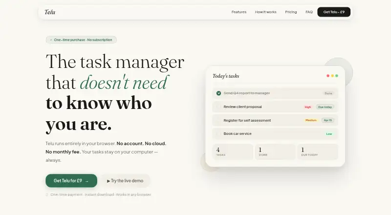 Telu's website