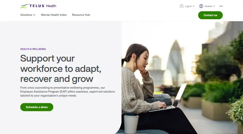 TELUS Health EAP's website