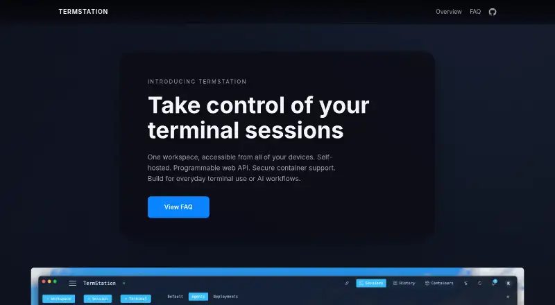 TermStation's website