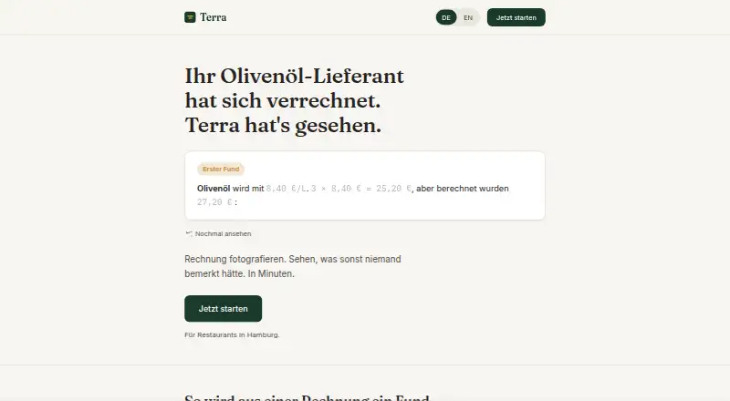 Terra's website
