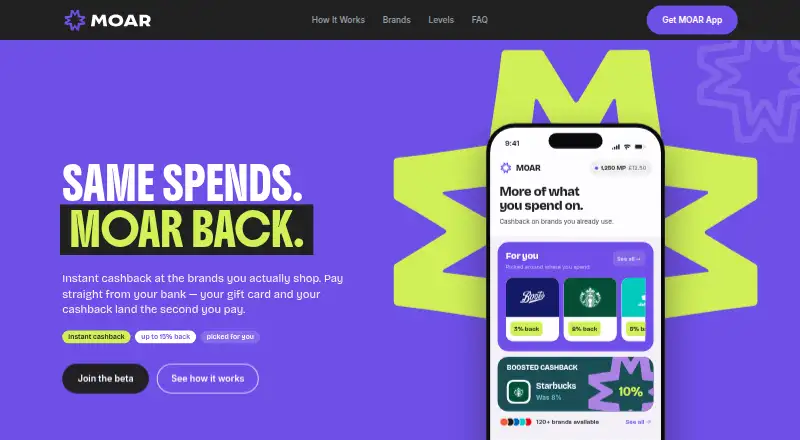 MOAR's website
