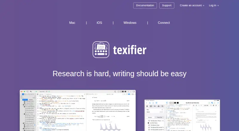 Texifier's website