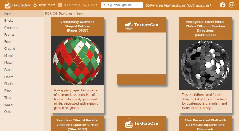 TextureCan's website
