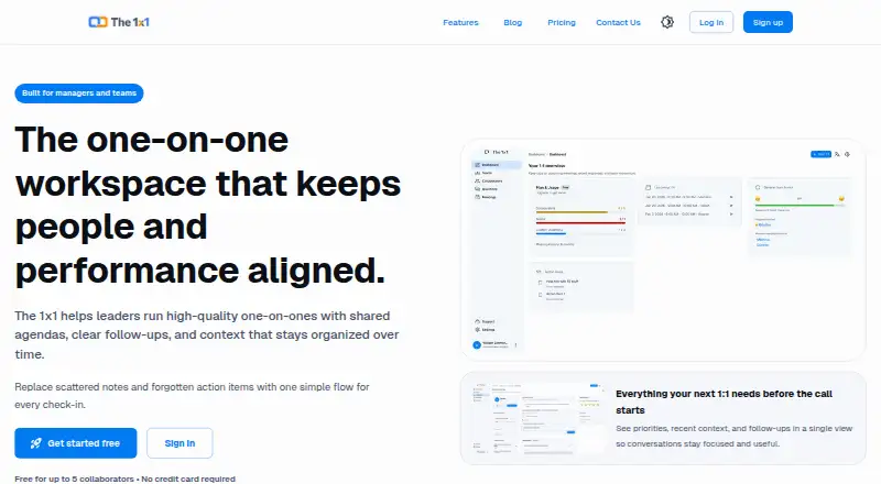 The The 1x1 homepage