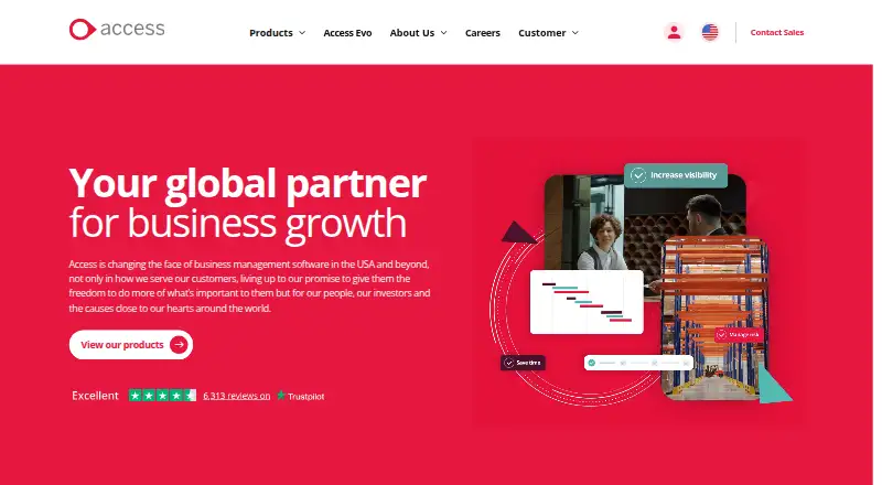 The Access PeopleXD homepage