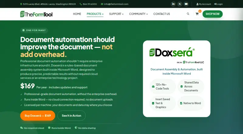 Doxserá's website
