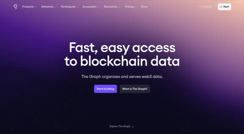 The Graph's website