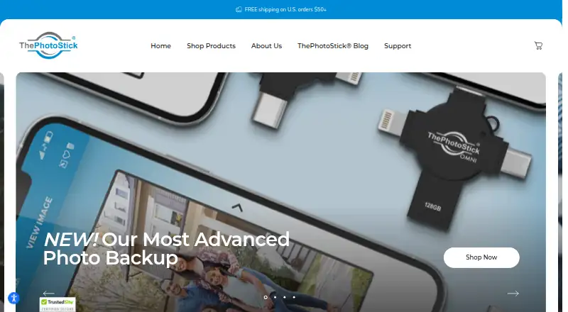 ThePhotoStick's website