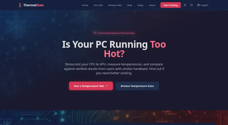 ThermalStats's website