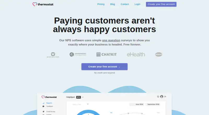 The Thermostat homepage