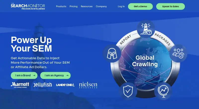 The The Search Monitor homepage
