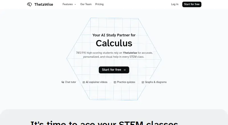 The ThetaWise homepage
