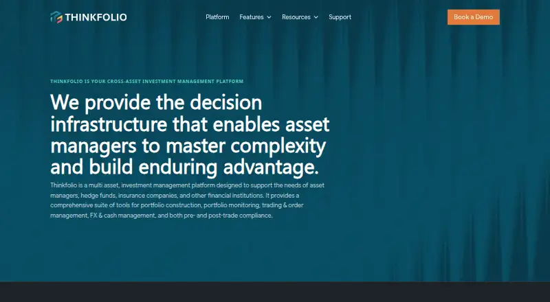 Thinkfolio Investment Compliance's website