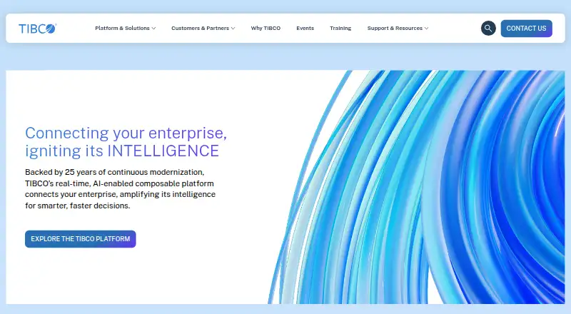 The TIBCO Cloud Integration homepage