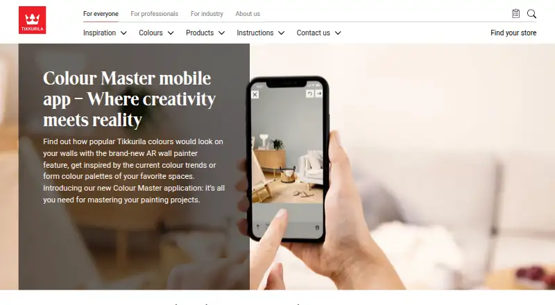 Tikkurila Colour Master's website