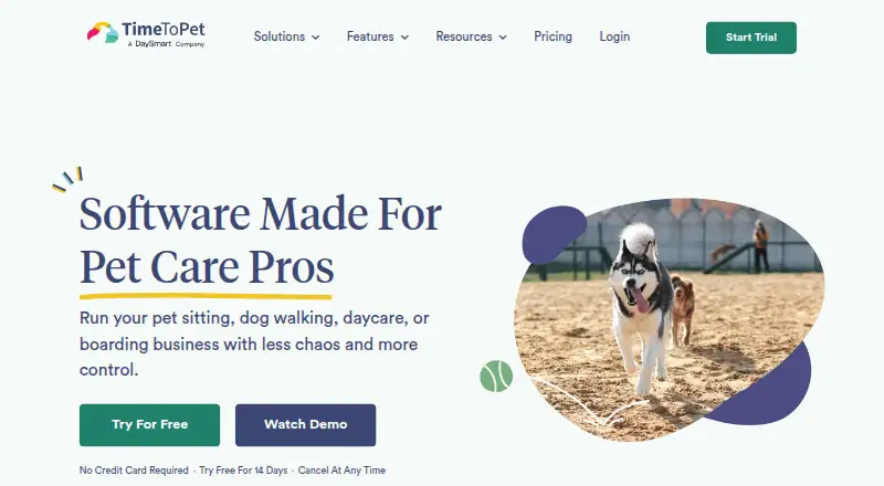 Time To Pet's website