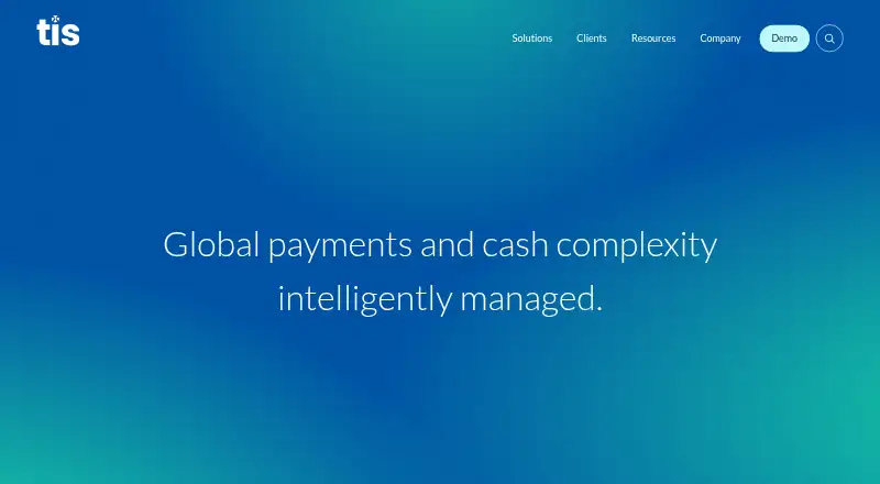 TIS Bank Connectivity's website