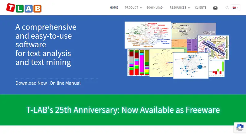 T-LAB's website