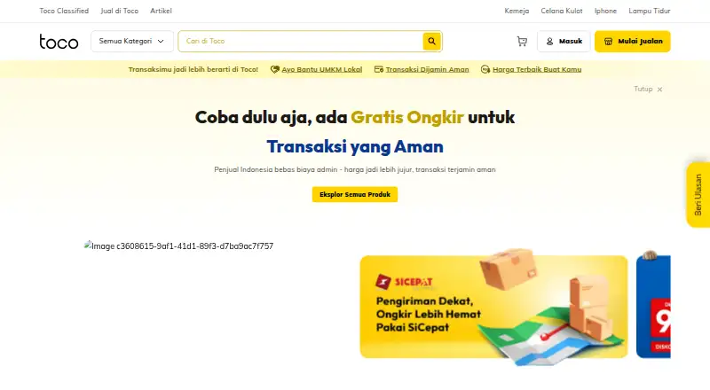 Toco's website