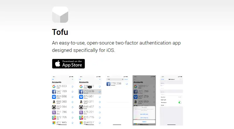 The Tofu Authenticator homepage