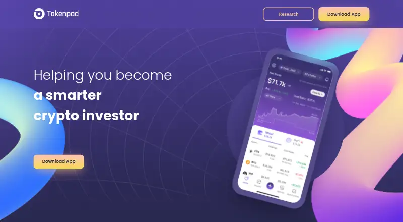 TokenPad's website